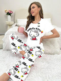 Hello Kitty Cotton Night Suit Medium Large