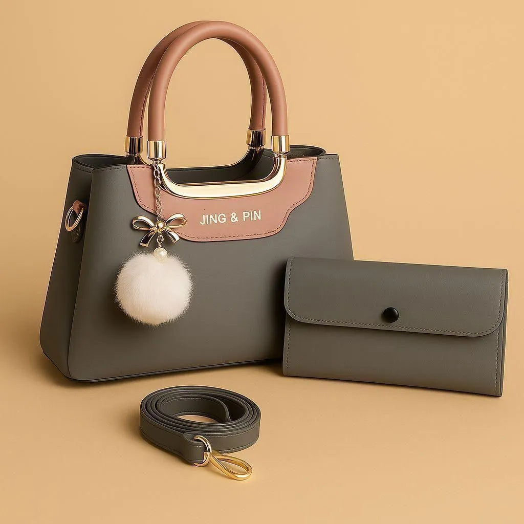 A1 Leather Shoulder Bag with Detachable Strap & Card Holder M002