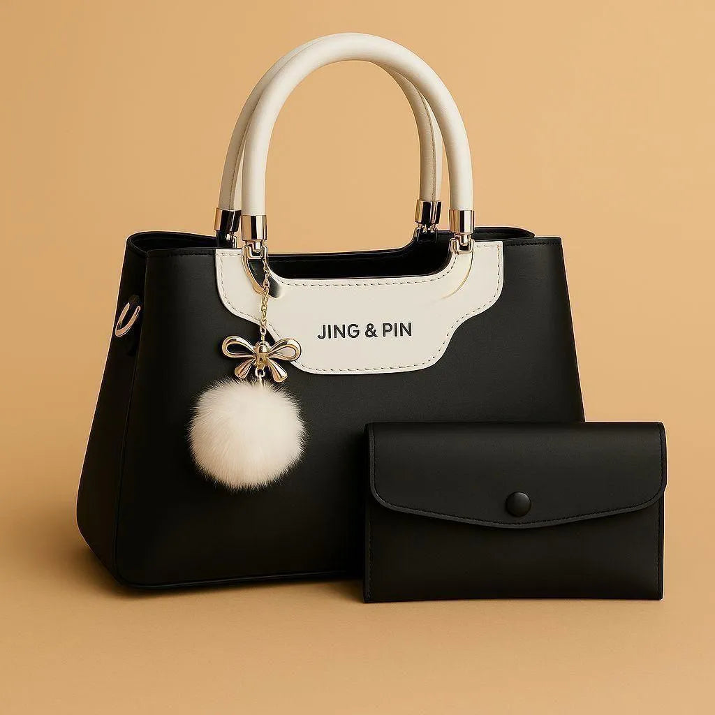 A1 Leather Shoulder Bag with Detachable Strap & Card Holder M008