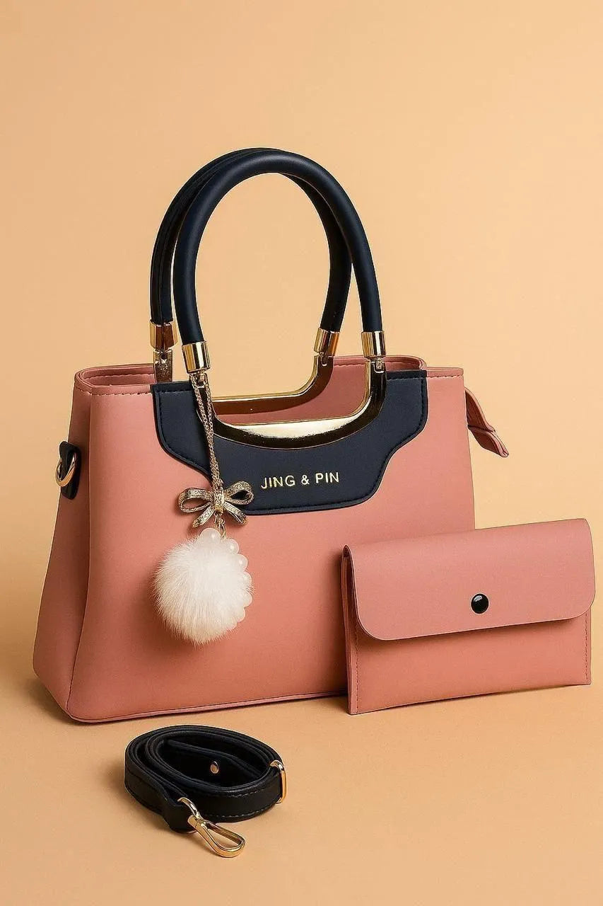 A1 Leather Shoulder Bag with Detachable Strap & Card Holder M006