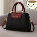 Women's Leather Shoulder Bag Black Blue Maroon Pink Beige 9x11" A047