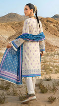 3 Pcs Women's Unstitched Printed Suit